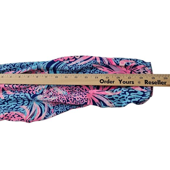 Lilly Pulitzer Romper Medium Cyla Pineapple Off Shoulder Mini Skort Skirt NWOT - Picture 13 of 13